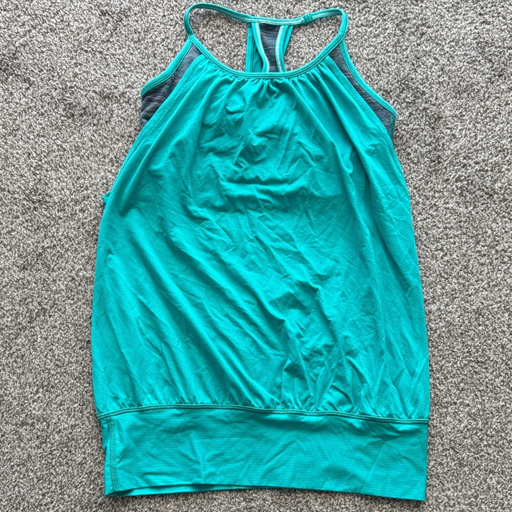 Lululemon Women's Yoga Teal Top Size 6